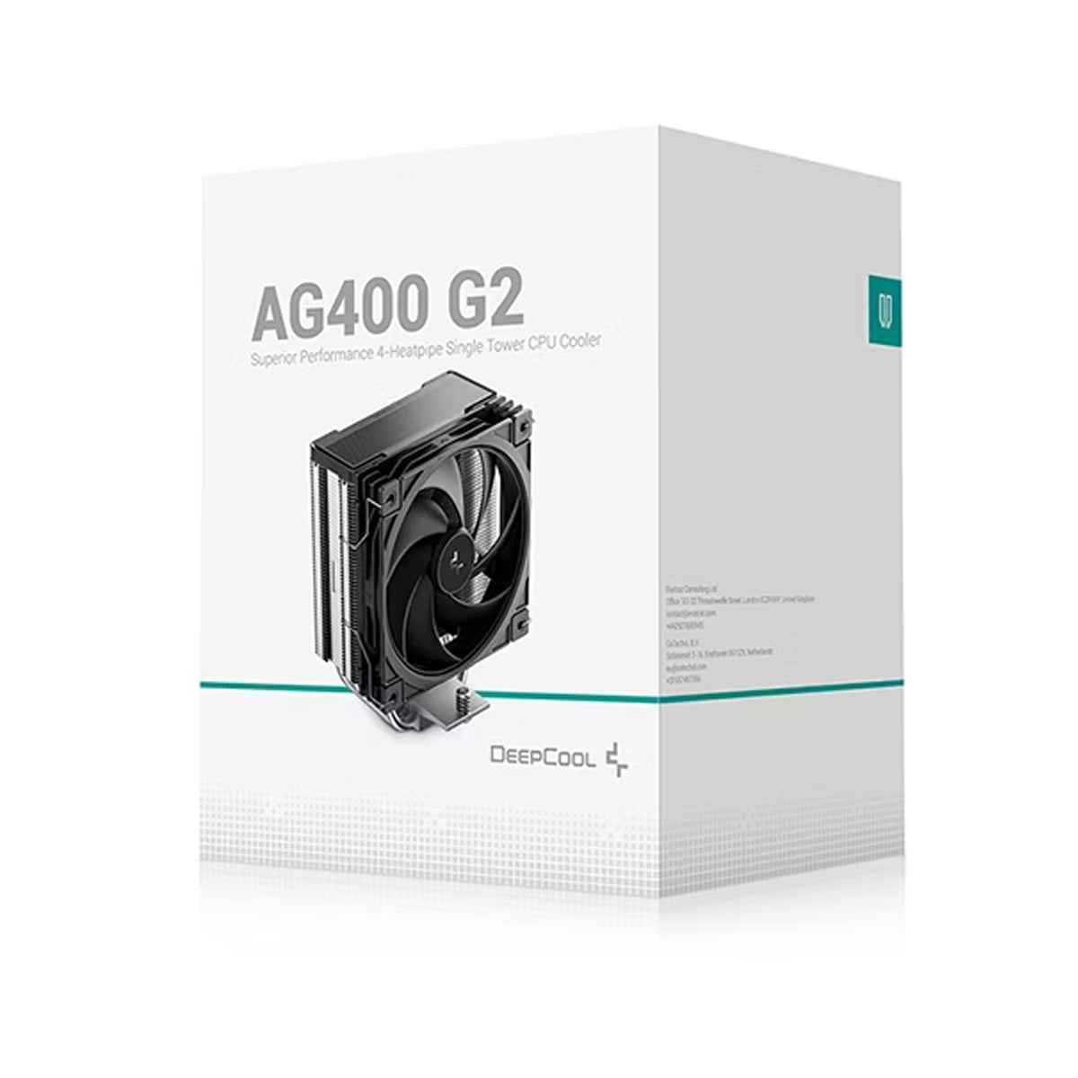 DeepCool AG400 G2 Superior Performance 4-Heatpipe Single Tower CPU Air Cooler