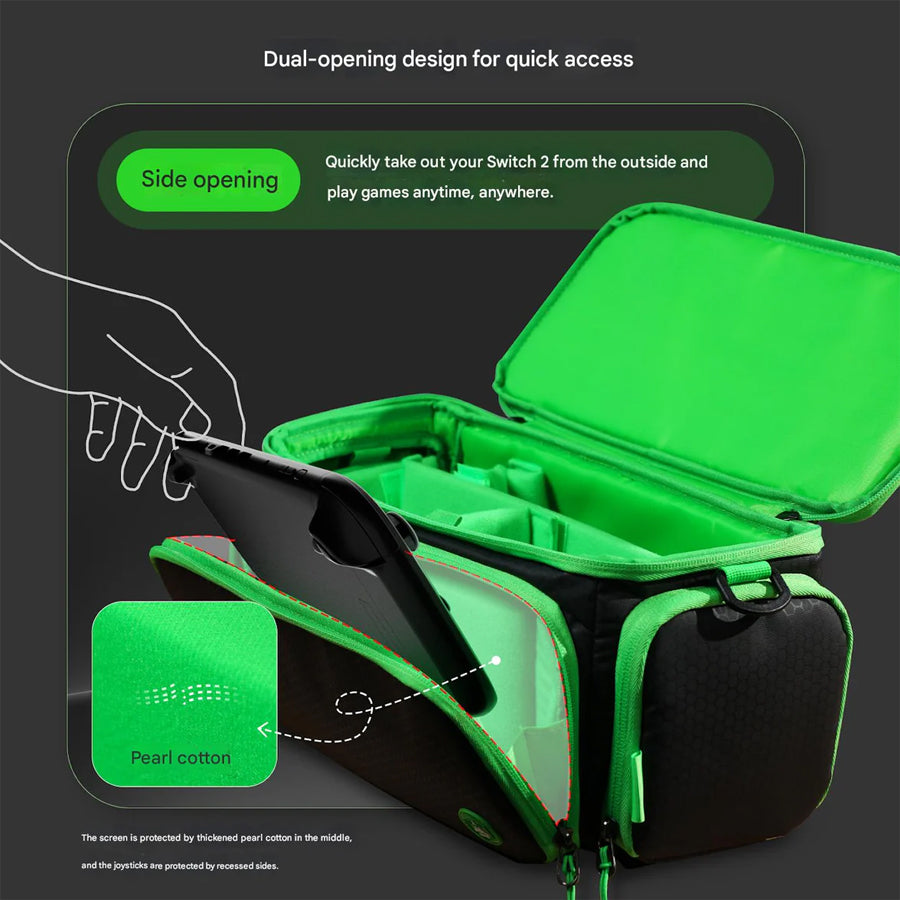 IINE Carrying Storage Bag for Nintendo Switch 2 (Jormungandr) (L1229)