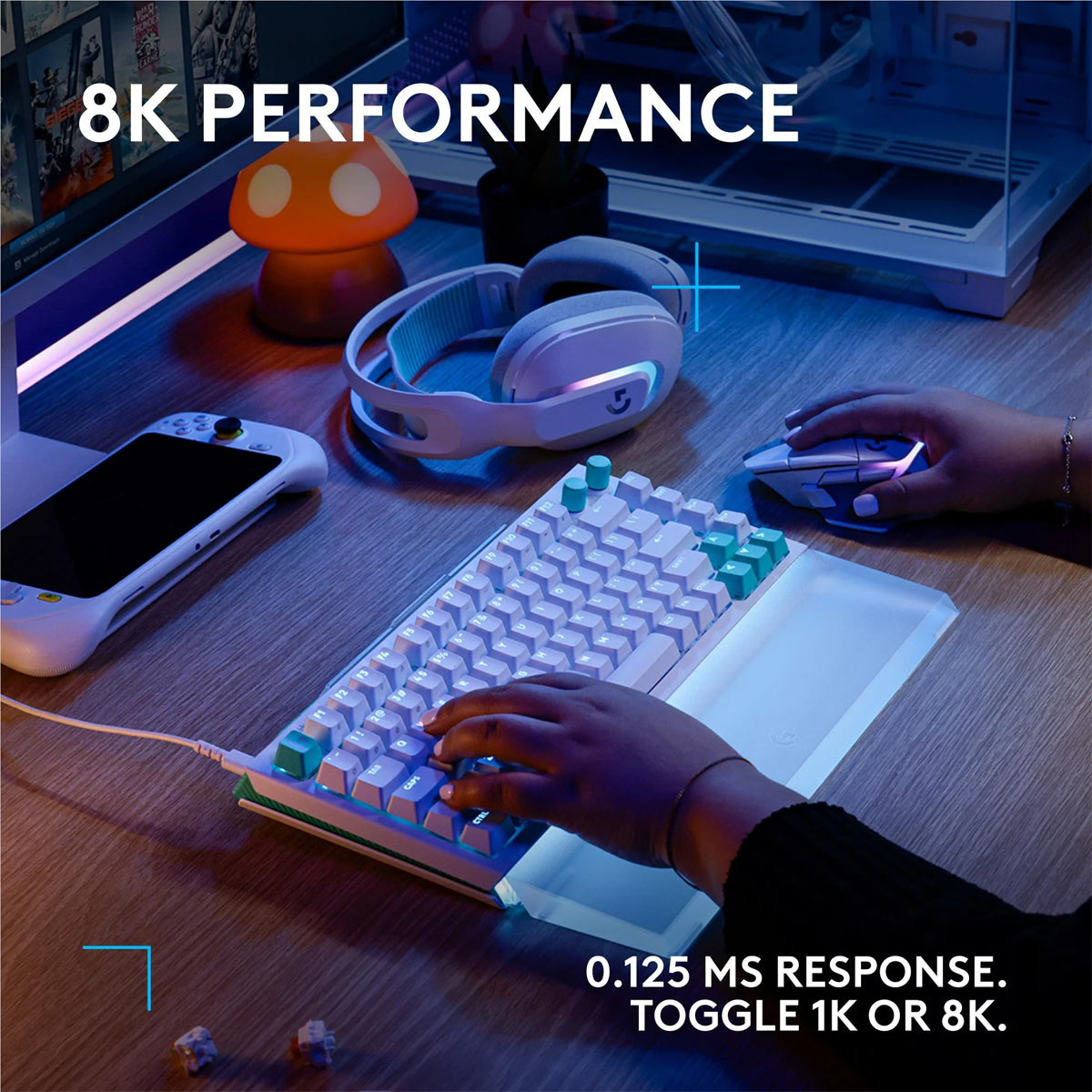 Logitech G512 X 75 Dual Swap TMR Analog/Mechanical 8k Gaming Keyboard