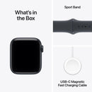 Apple Watch SE 3 GPS 44mm Aluminum Case with Midnight Sport Band M/L (Midnight) (MEHQ4X/A)