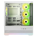 MSI MAG Pano 110R PZ Micro-ATX Mid Tower Tempered Glass Gaming Case (Black, White)