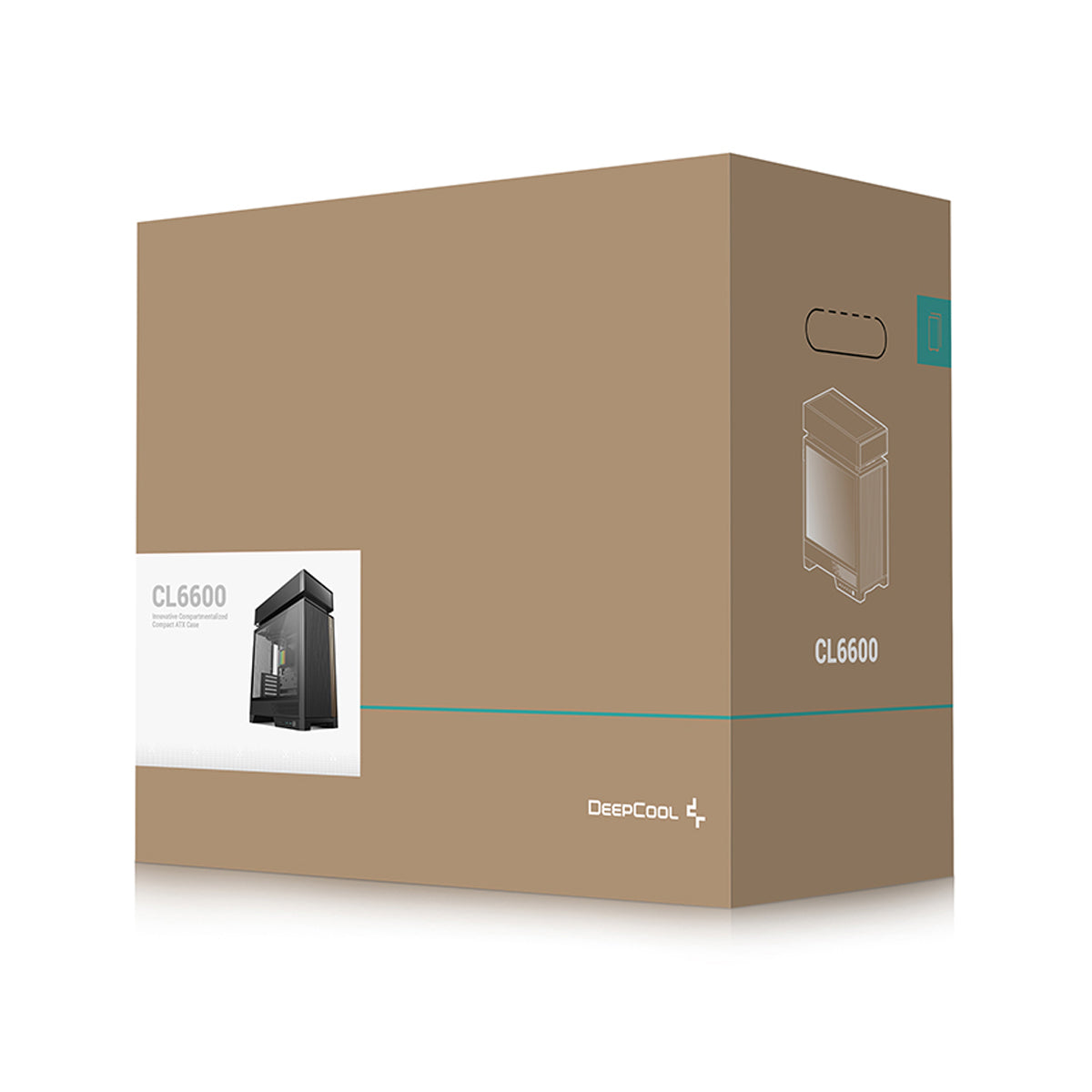 DeepCool CL6600 ATX PC Case with 360mm ARGB Liquid Cooler