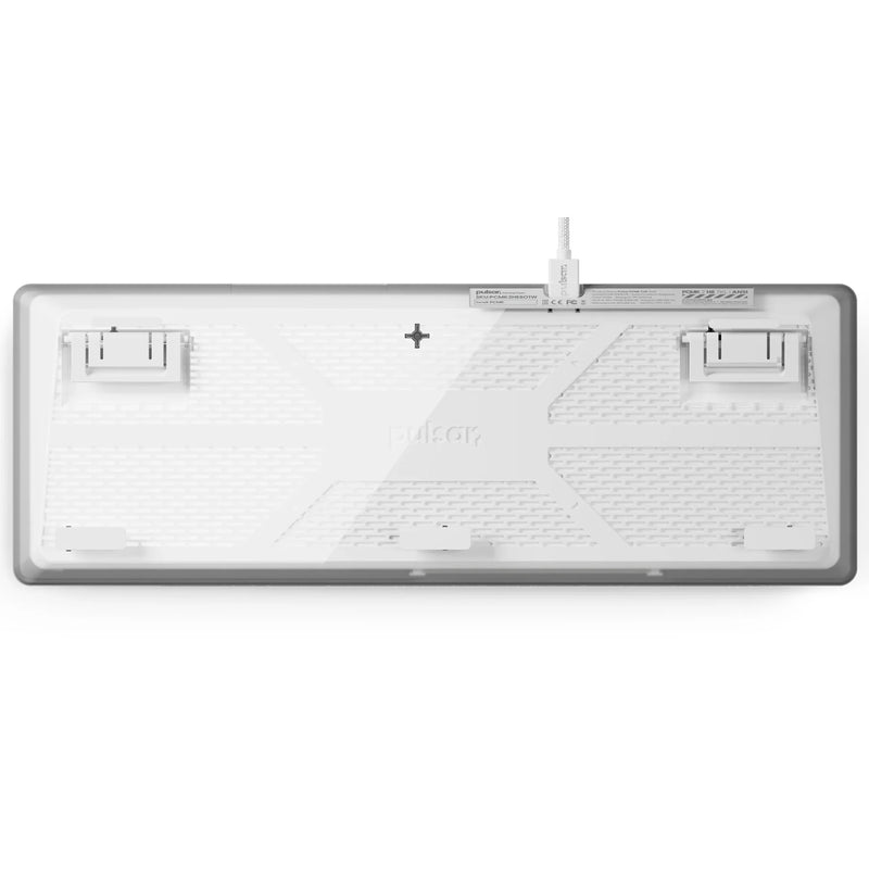 Pulsar PCMK 2 HE TKL ANSI Hall Effect Magnetic Gaming Keyboard (White) (PCMK2HE801W)