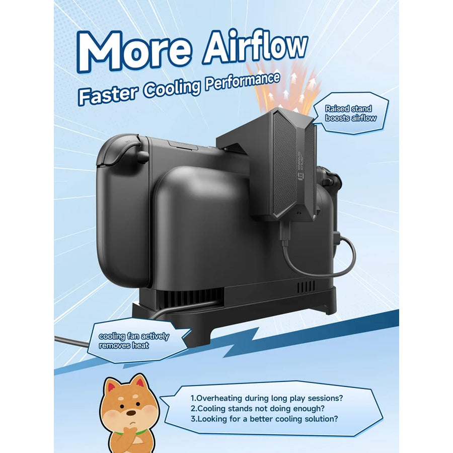 JSAUX Intelligent Cooling Platform for Nintendo Switch 2 (Black) (GP0203)