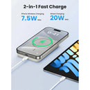 Ugreen 10000mAh Mini Magnetic Wireless 20W Power Bank (Space Gray, Beige)