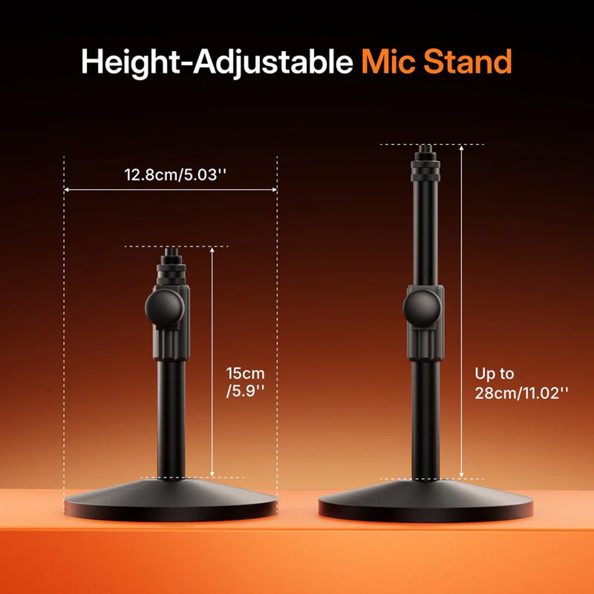 Maono PD200WT Hybrid Podcast Dynamic Wireless RGB Microphone (Black)
