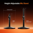 Maono PD200WT Hybrid Podcast Dynamic Wireless RGB Microphone (Black)