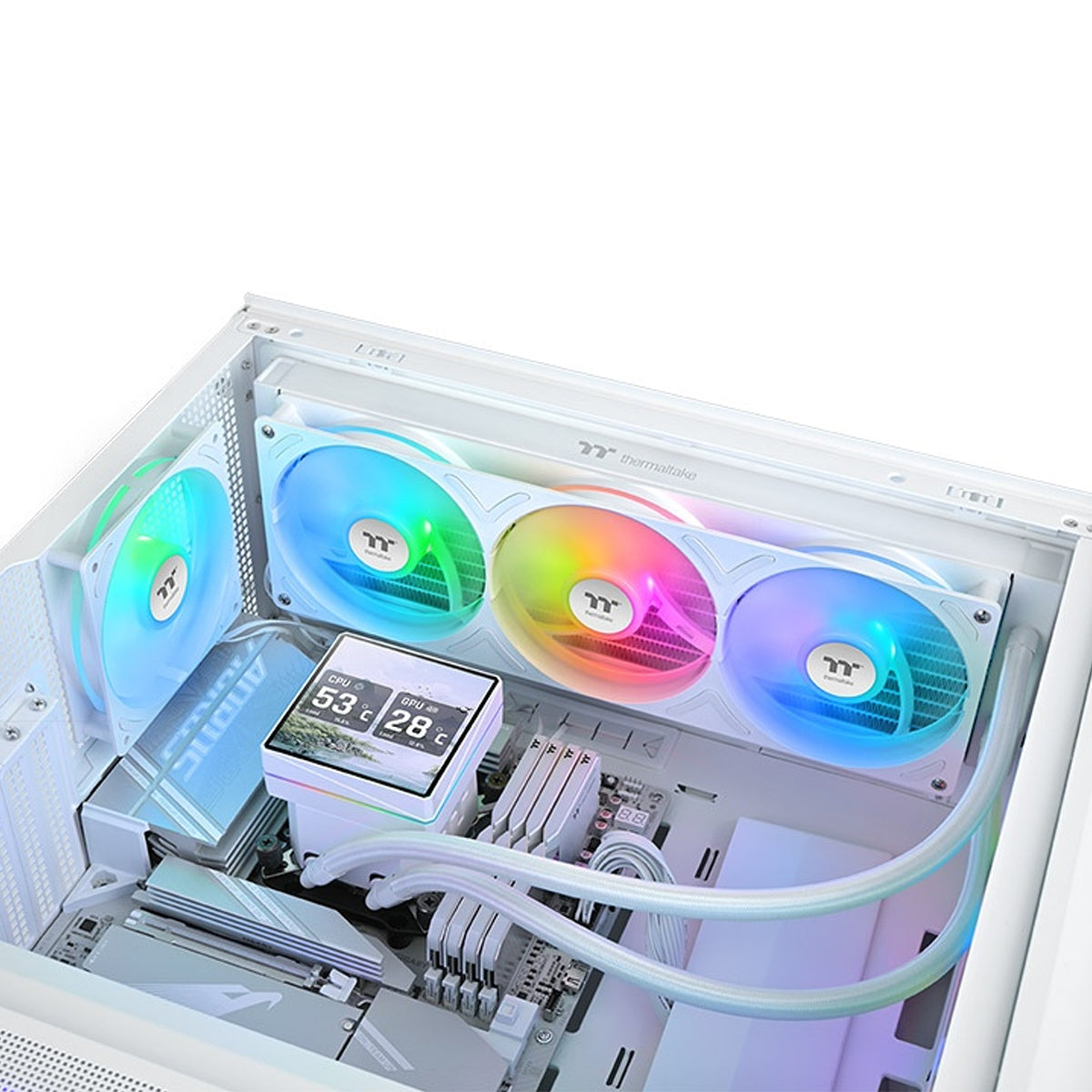 Thermaltake TH360 V3 Ultra ARGB Sync AIO Liquid Cooler with 3.95" LCD Display