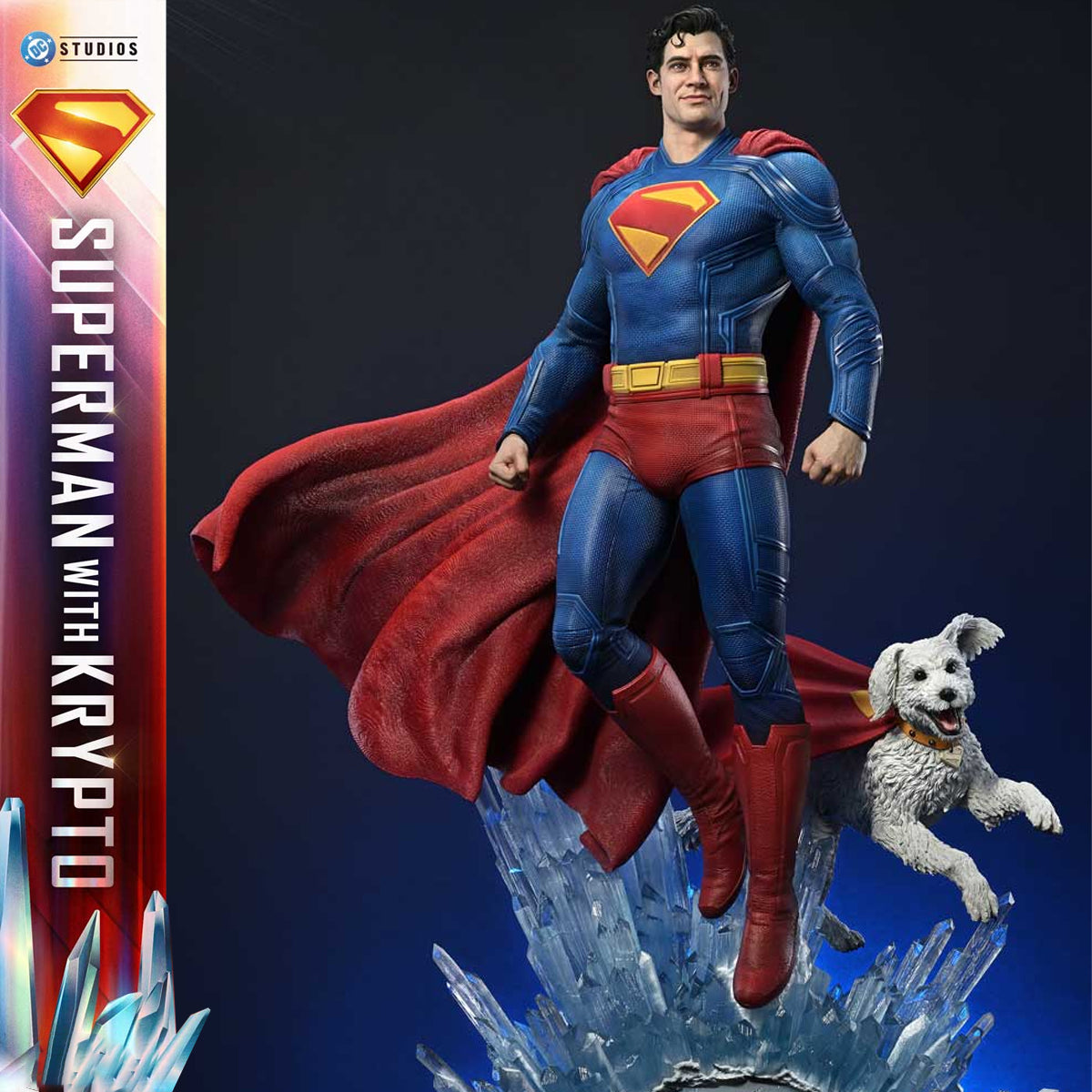 Real Elite Masterline Superman (2025 Film) Superman with Krypto
