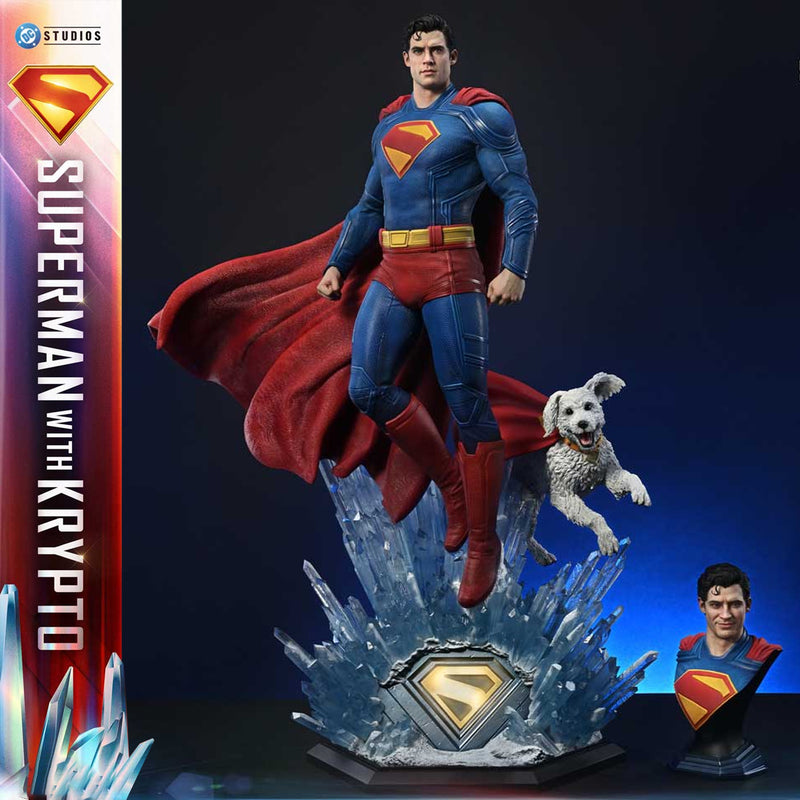 Real Elite Masterline Superman (2025 Film) Superman with Krypto