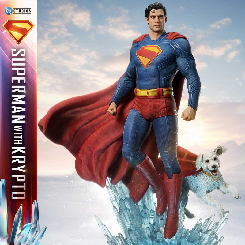 Real Elite Masterline Superman (2025 Film) Superman with Krypto