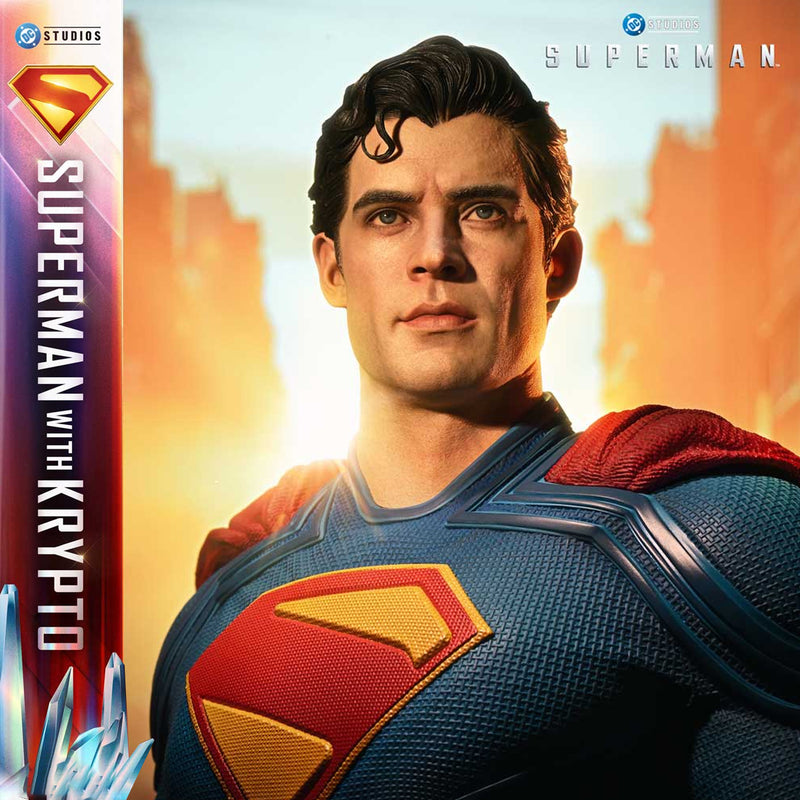 Real Elite Masterline Superman (2025 Film) Superman with Krypto