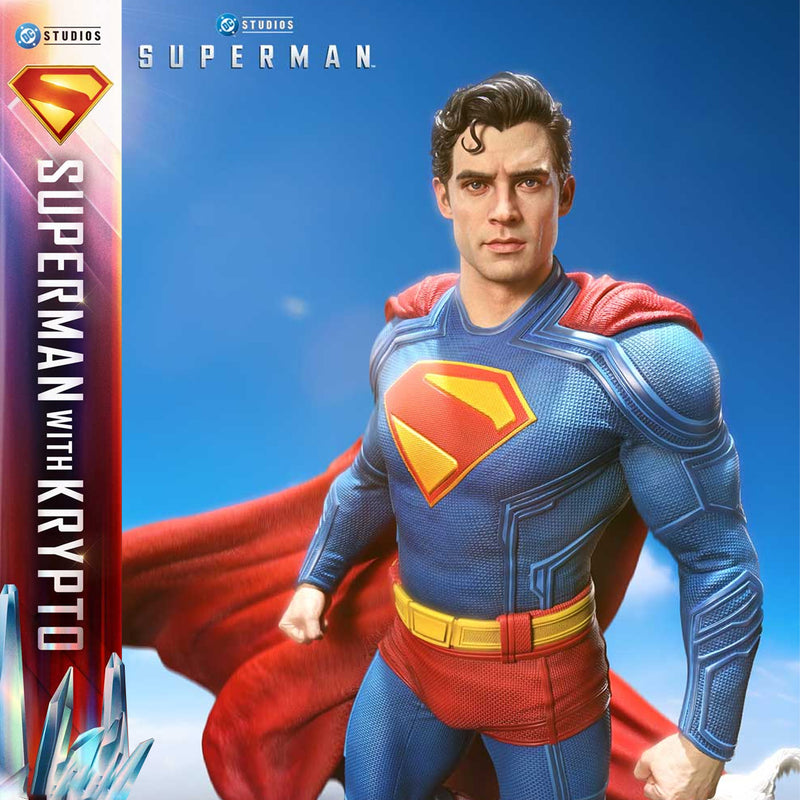 Real Elite Masterline Superman (2025 Film) Superman with Krypto