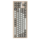 Ajazz QS87 Max RGB Tri-Mode 87-Keys Aluminum CNC Case Hot-Swappable Mechanical Keyboard (Grey/White)