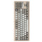Ajazz QS87 Max RGB Tri-Mode 87-Keys Aluminum CNC Case Hot-Swappable Mechanical Keyboard (Grey/White)