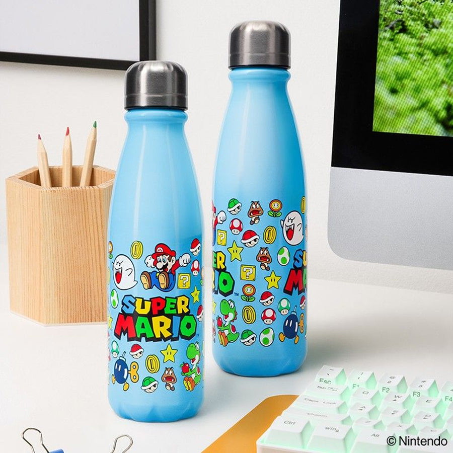 Paladone Super Mario Metal Water Bottle 550ml (PP12073NNV2)