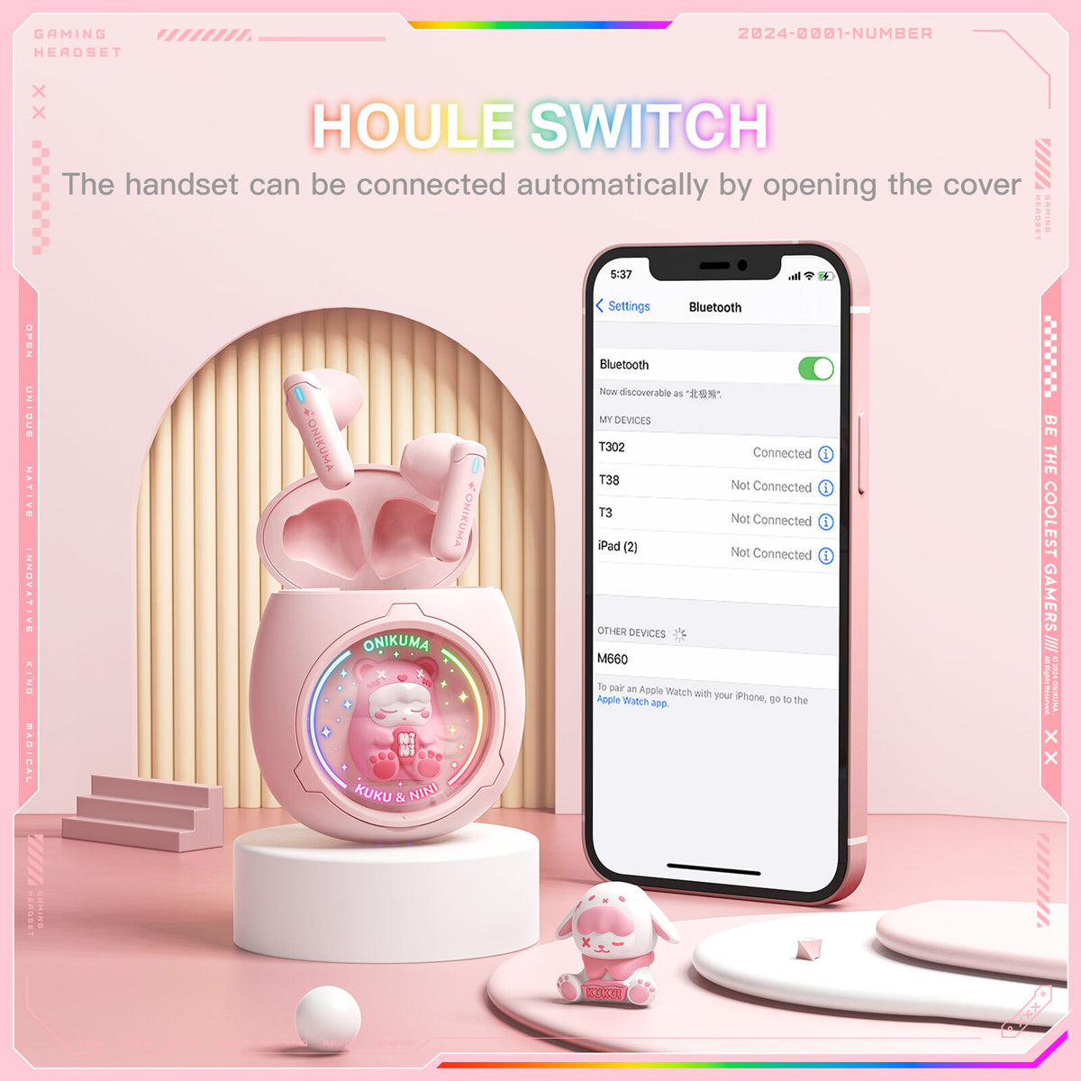 Onikuma T302 Wireless Earphones