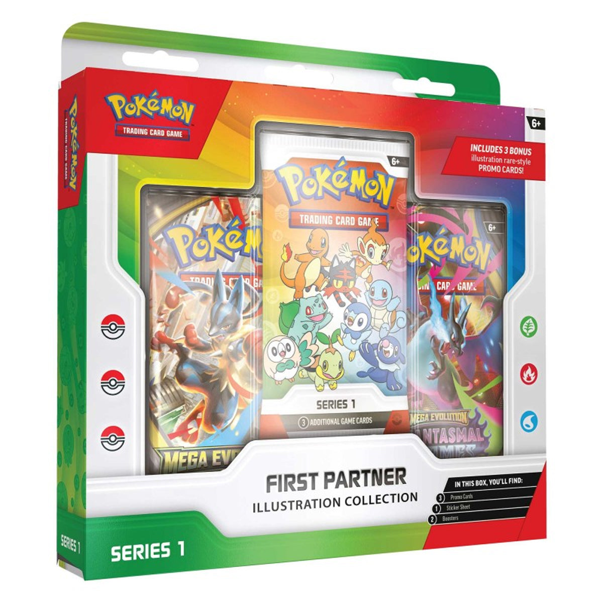 Pokemon Trading Card Game First Partner Illustration Collection Series 1 (10-10358-108)