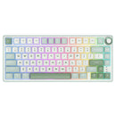 Royal Kludge R75 QMK Single-Mode RGB 81 Keys Hot-Swappable Mechanical Keyboard Sky Cyan