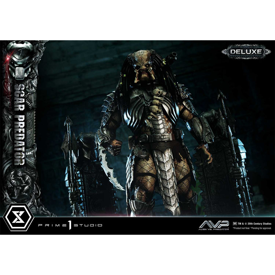 Prime 1 Studio Museum Masterline Alien vs. Predator (Film) Scar Predator DX Bonus Version (MMPR-04DXS)