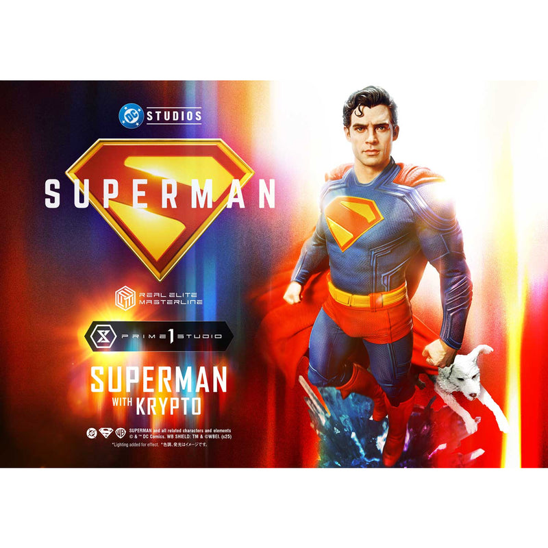 Real Elite Masterline Superman (2025 Film) Superman with Krypto