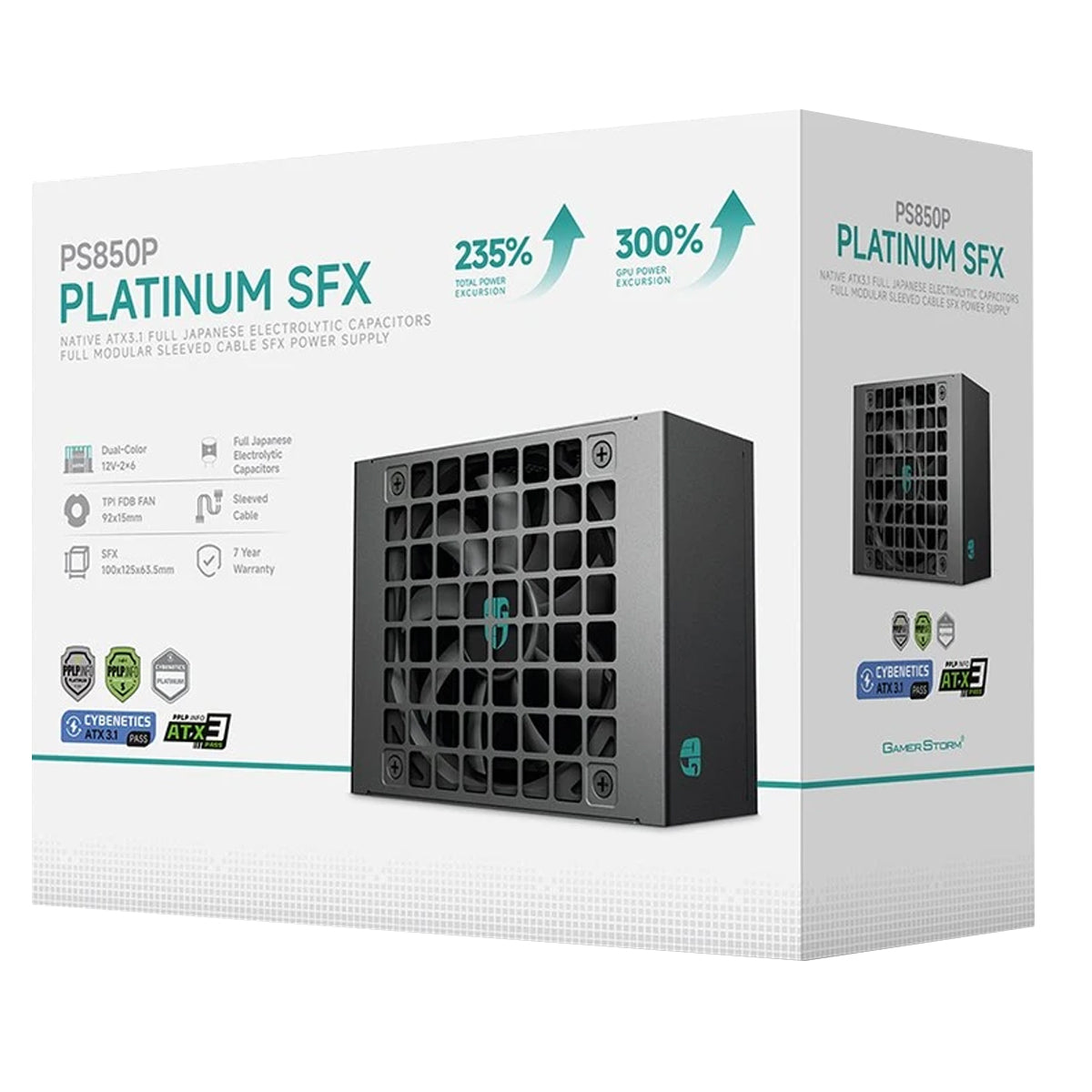 DeepCool PS750P 750W Cybenetics Platinum Fully Modular SFX Power Supply