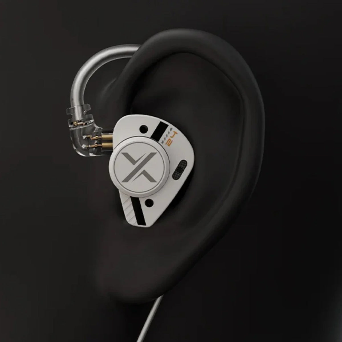 ooopusX Op.24 2DD + 4BA In-Ear Monitor without Mic (3.5mm) (Silver)