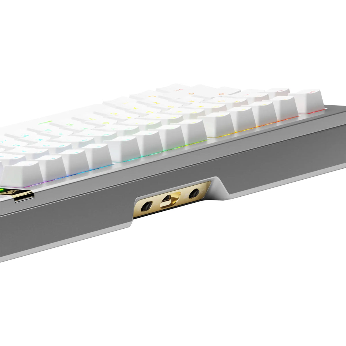 Glorious GMMK 3 Pro HE Pre-Built 75% Hall Effect Wireless Mechanical Gaming Keyboard (Silver)