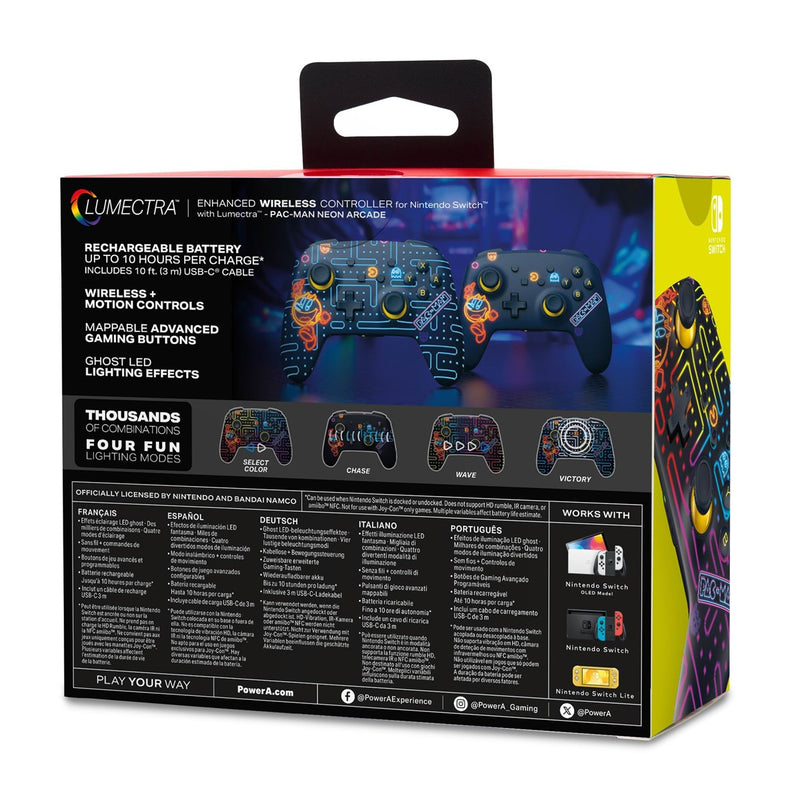 PowerA Lumectra Enhanced Wireless Controller For Nintendo Switch