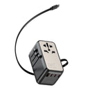 Vyvylabs Explorer Series GaN 4 Ports+AC Fast Charger Travel Adapter 85W A+3C with Type-C Cable