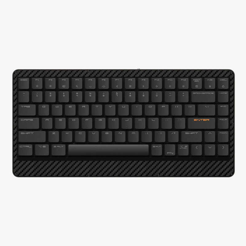 Lofree Edge 84 Key Dual Mode Low Profile Mechanical Keyboard (Black, Silver)