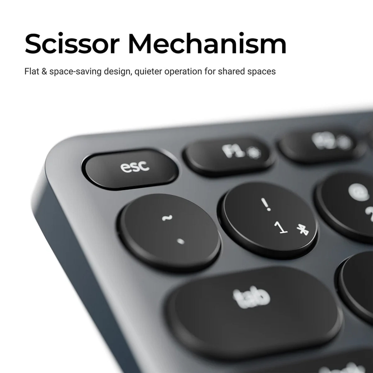 Keychron B5 Pro Ultra-Slim Lightweight Full-Size Wireless Keyboard (Space Gray) (B5P-K1)
