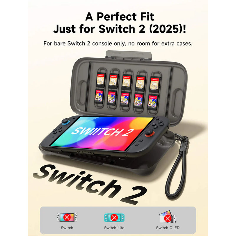 JSAUX Shock-Absorbent Storage Case for Nintendo Switch 2