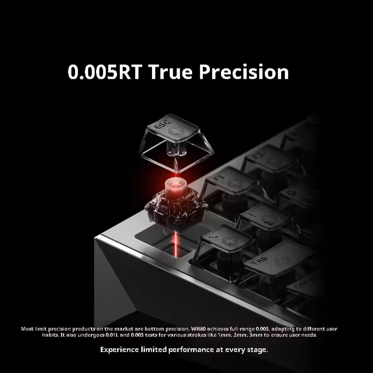 Nuphy WH80 83-Key Tri-Mode Magnetic Mechanical Gaming Keyboard