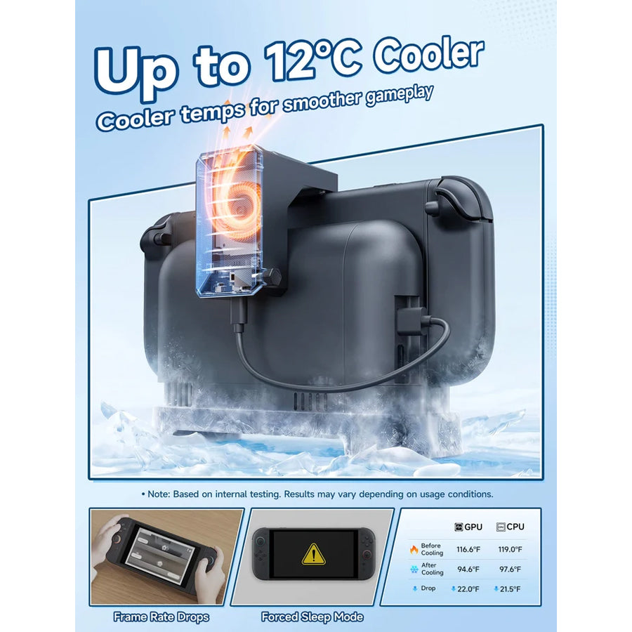 JSAUX Intelligent Cooling Platform for Nintendo Switch 2 (Black) (GP0203)
