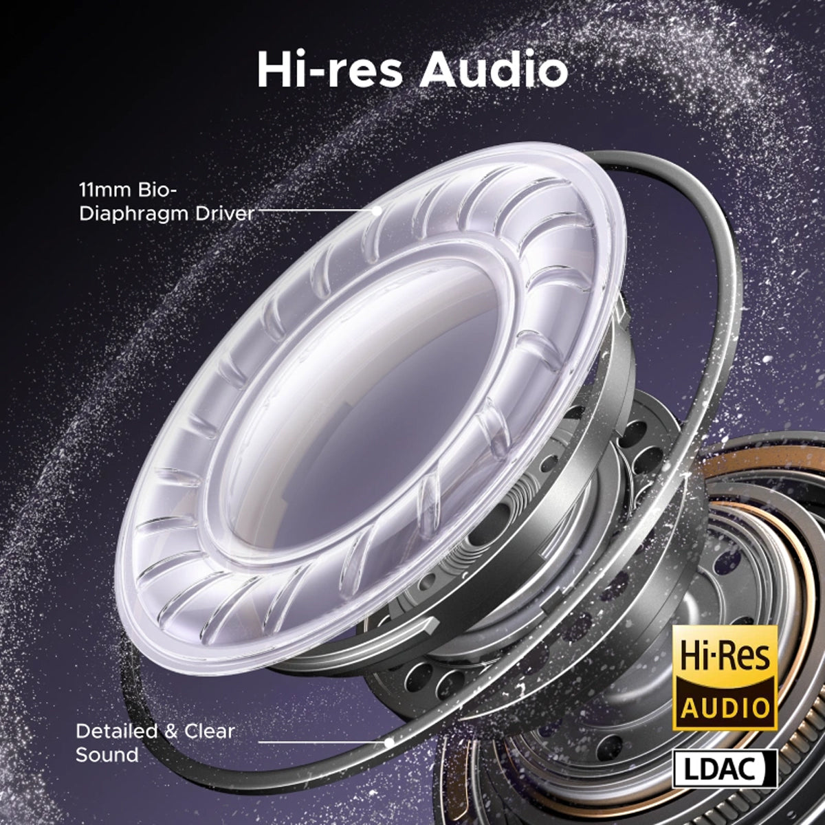 Ugreen ClipBuds Pro Hybrid Active Noise-Cancelling Earbud