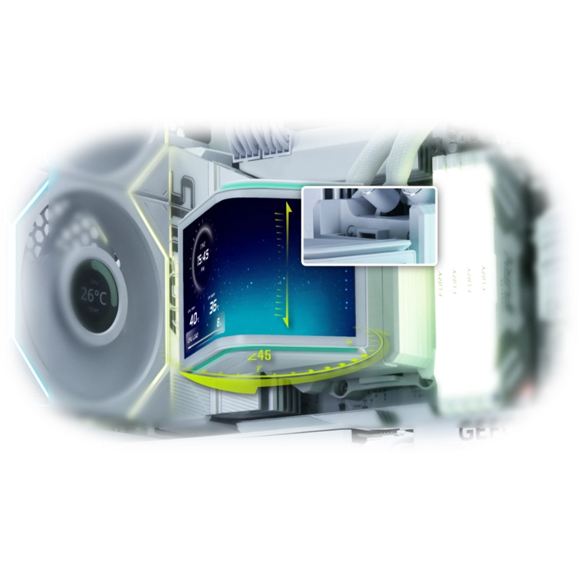 Lian Li Hydroshift II OLED Curved 360TL AIO Liquid CPU Cooler