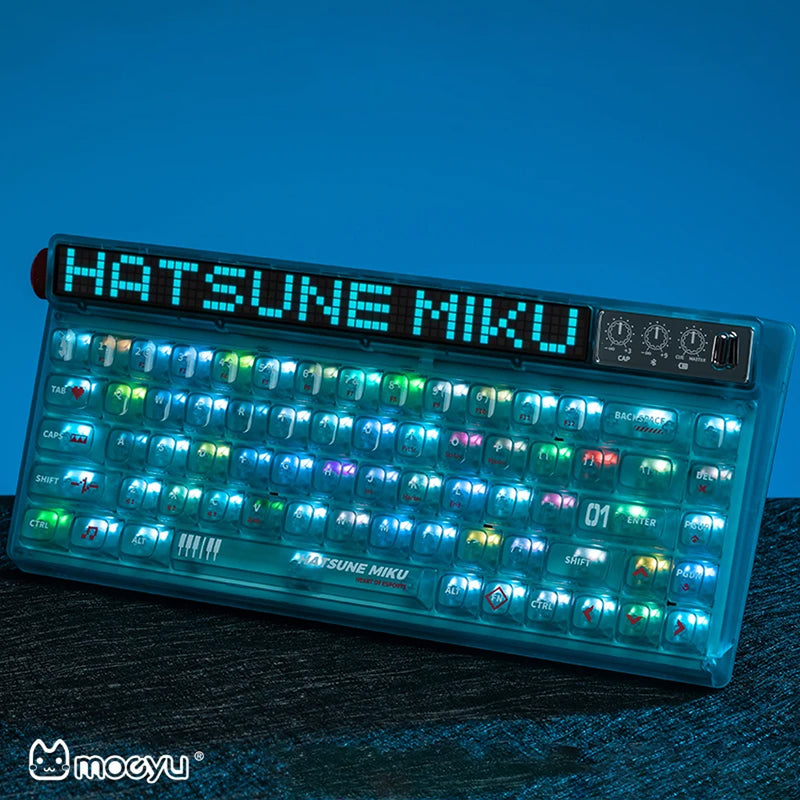 Moeyu Tri-Mode RGB Mechanical Keyboard (Hatsune Miku) | DataBlitz