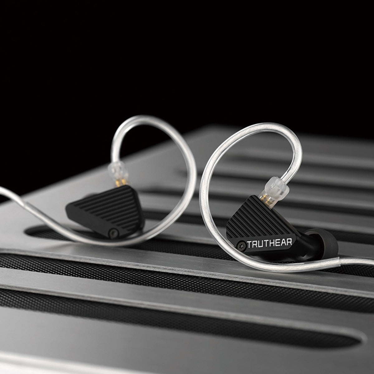 Truthear Pure 1DD + 3BA Hybrid In-Ear Monitor with Detachable Cable (Black)