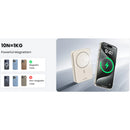 Ugreen 10000mAh Mini Magnetic Wireless 20W Power Bank (Space Gray, Beige)