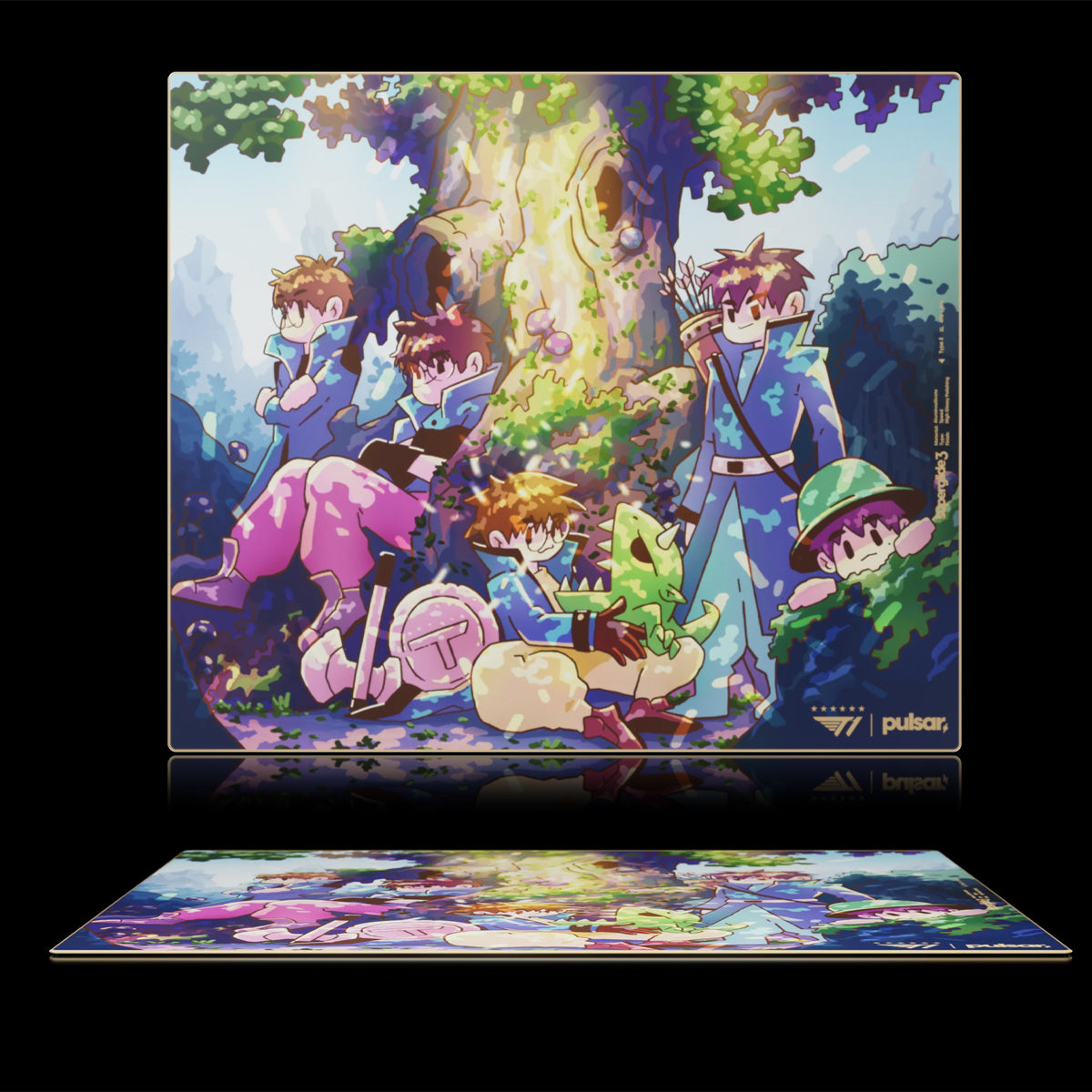 Pulsar Superglide3 Glass Mouse Pad T1 Edition Forest of Dreams