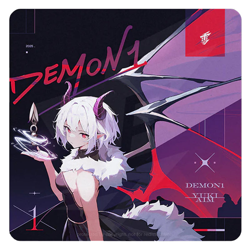 Yuki Aim x Demon1 Cloth Mousepad (500x500x3.7mm)