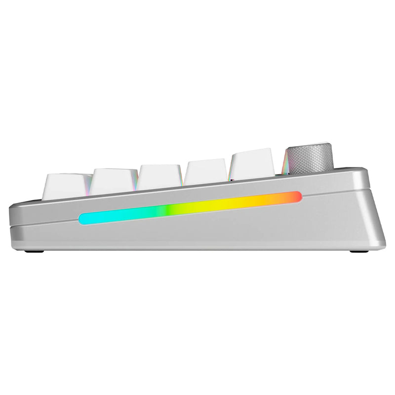 Glorious GMMK 3 Pro HE Pre-Built 75% Hall Effect Wireless Mechanical Gaming Keyboard (Silver)