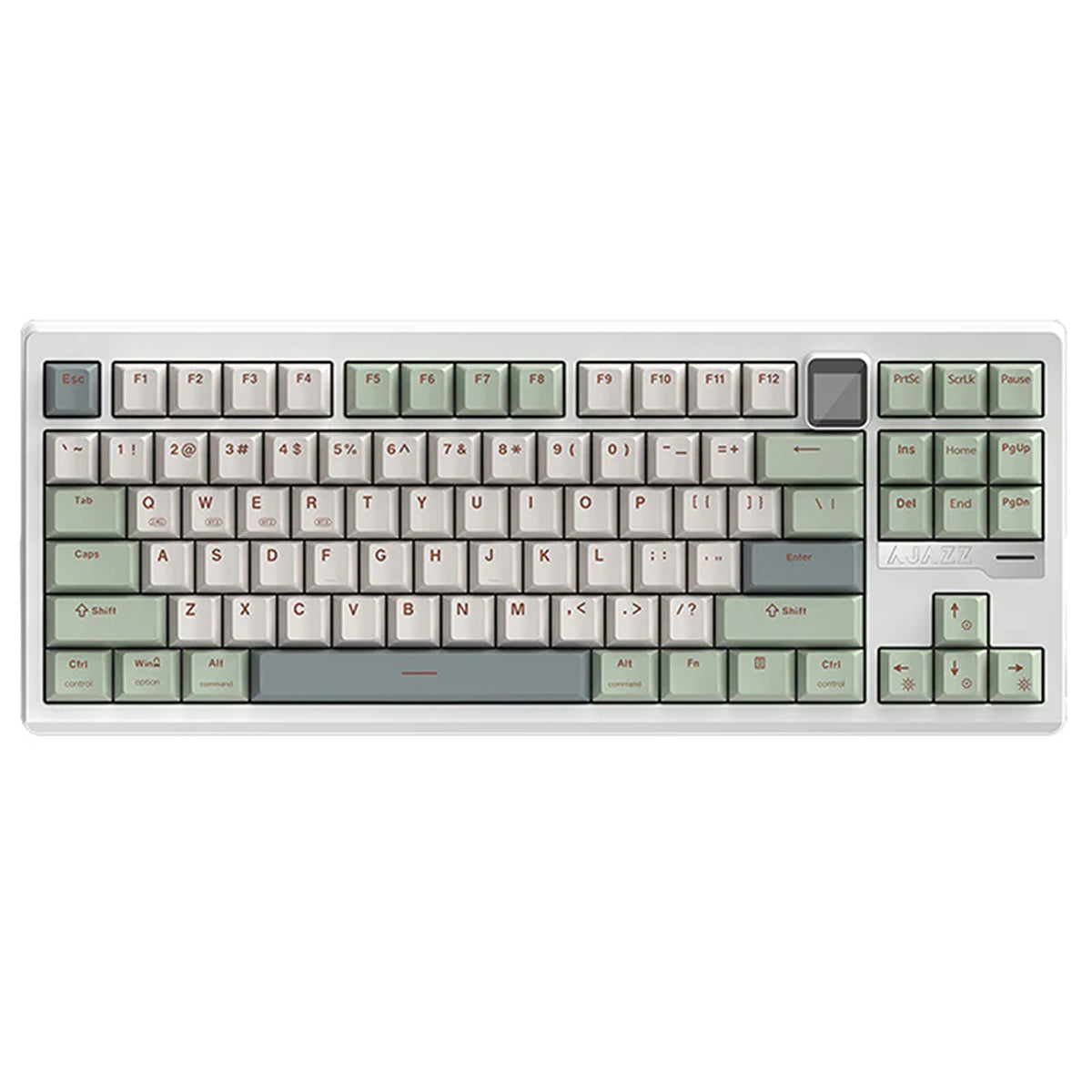 Ajazz QS87 Max RGB Tri-Mode 87-Keys Aluminum CNC Case Hot-Swappable Mechanical Keyboard