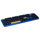Aula AC306 Retro Round Wireless Keyboard & Mouse Combo (Royal Blue/Black)