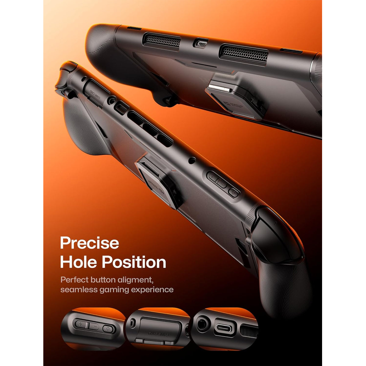 JSAUX ModCase Kickstand Kit for Nintendo Switch 2 (Black) (PC0121)