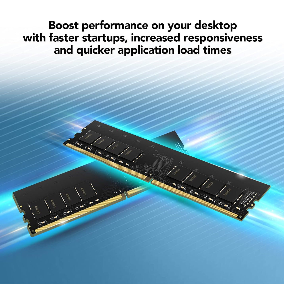 Lexar 8GB DDR4 3200MHZ CL22 U-DIMM Desktop Memory (LD4U08G32C22ST-BGS)