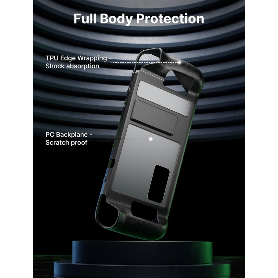 JSAUX Protective Shell for Steam Deck (Black) (PC0105)
