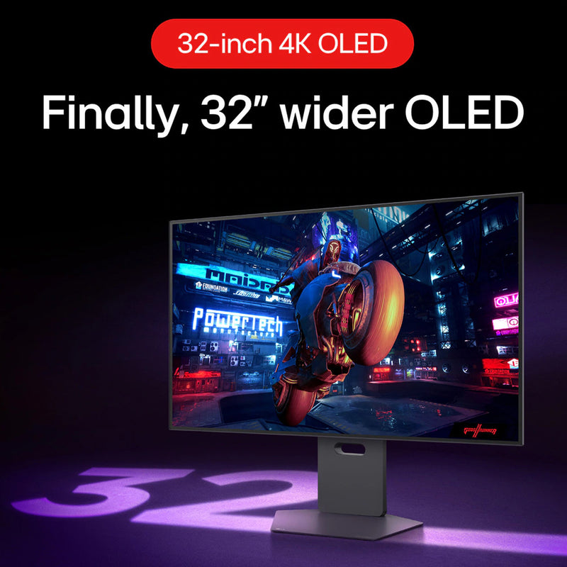 LG UltraGear OLED 32GS95UV-B – 32 Inch Gaming Monitor, 4K, 240Hz, 0.03ms, G-Sync En FreeSync Premium Pro