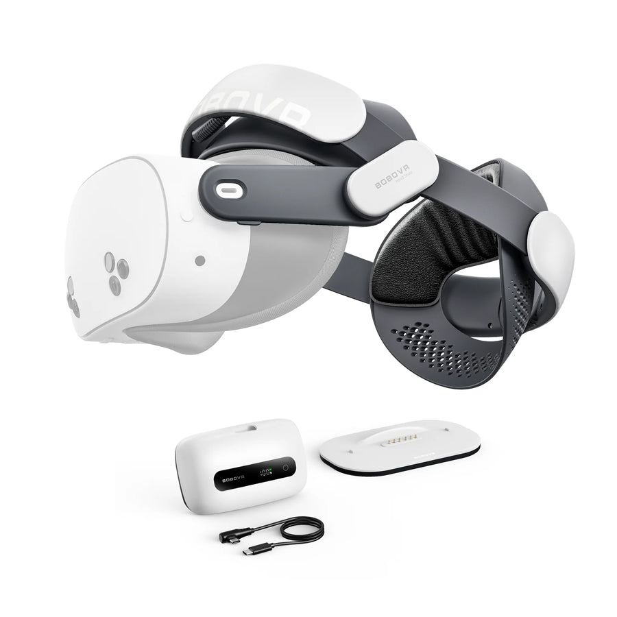 BoboVR M3 Pro+ Battery Strap Compatible w/ Meta Quest 3/3S